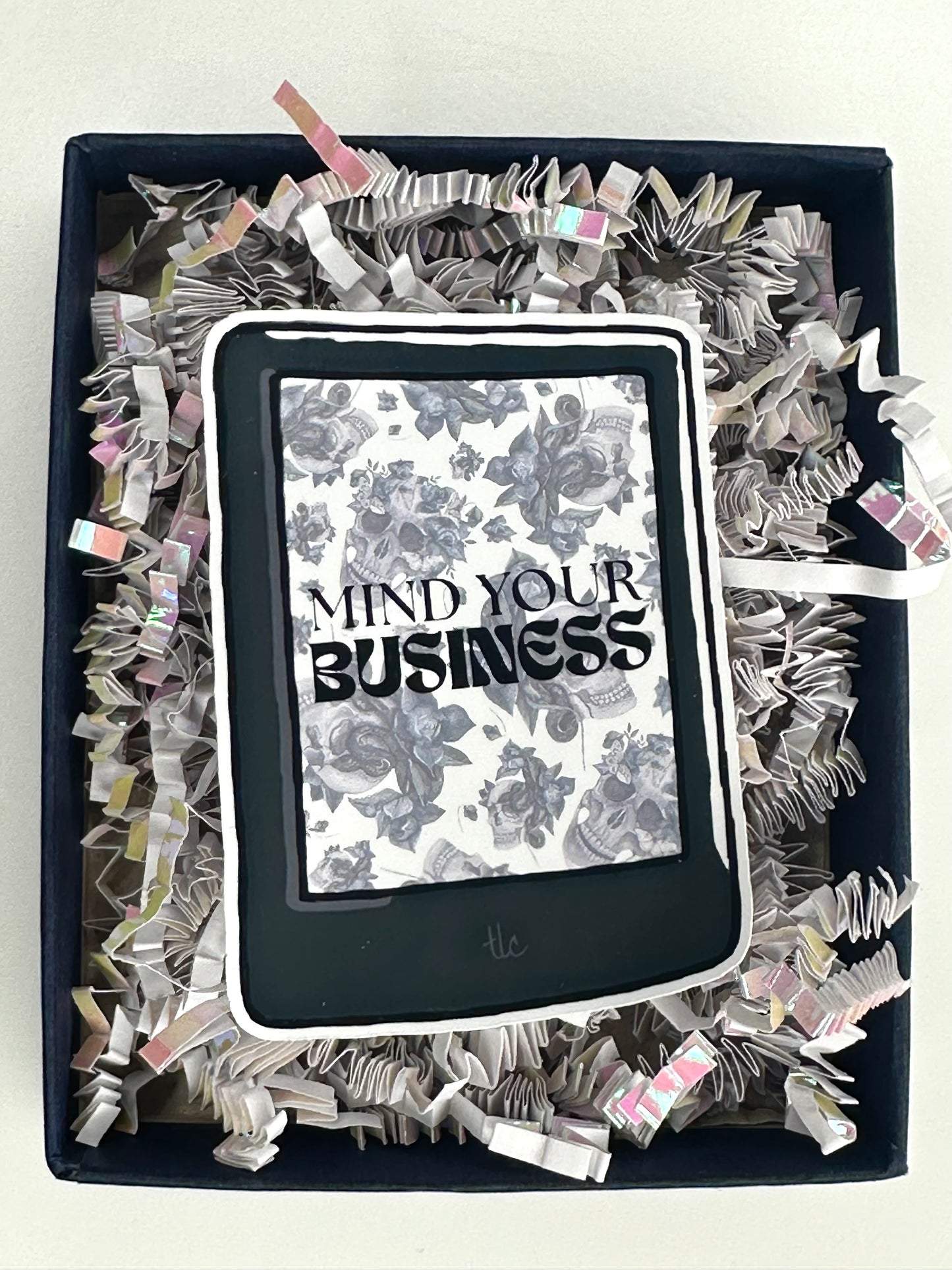 Mind Your Business Die Cut Sticker (Small)