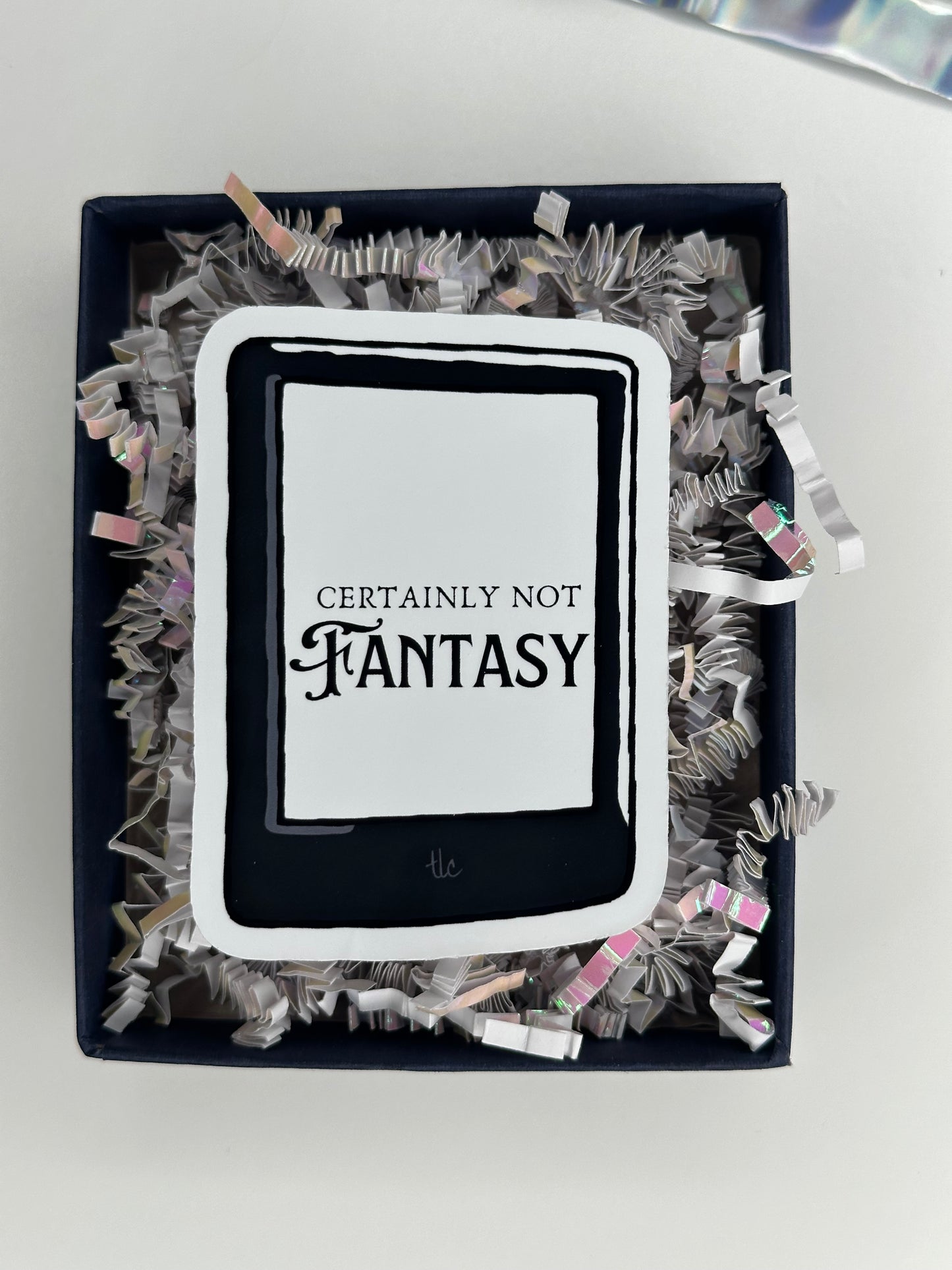 Certainly Not Fantasy Die Cut Sticker (Large)