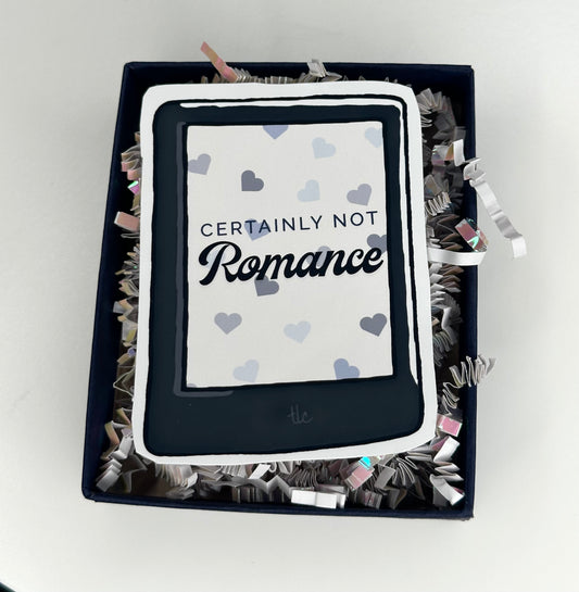 Certainly Not Romance Die Cut Sticker (Large)