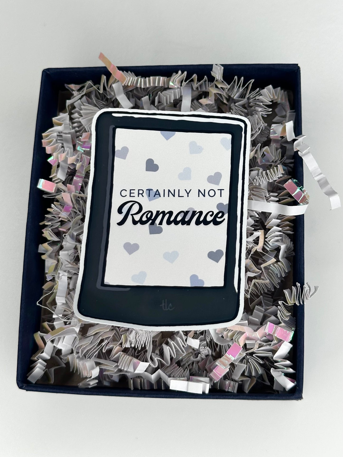 Certainly Not Romance Die Cut Sticker (Small)