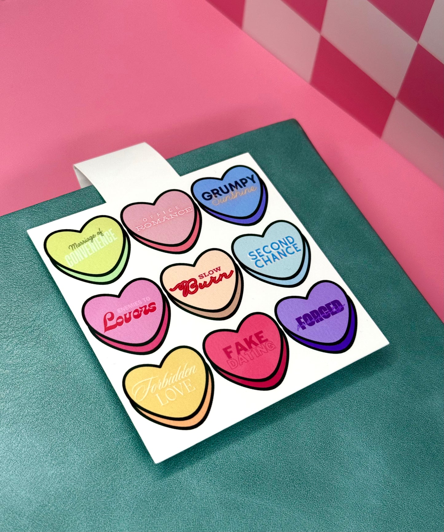 Romance Tropes Cute Magnetic Bookmark