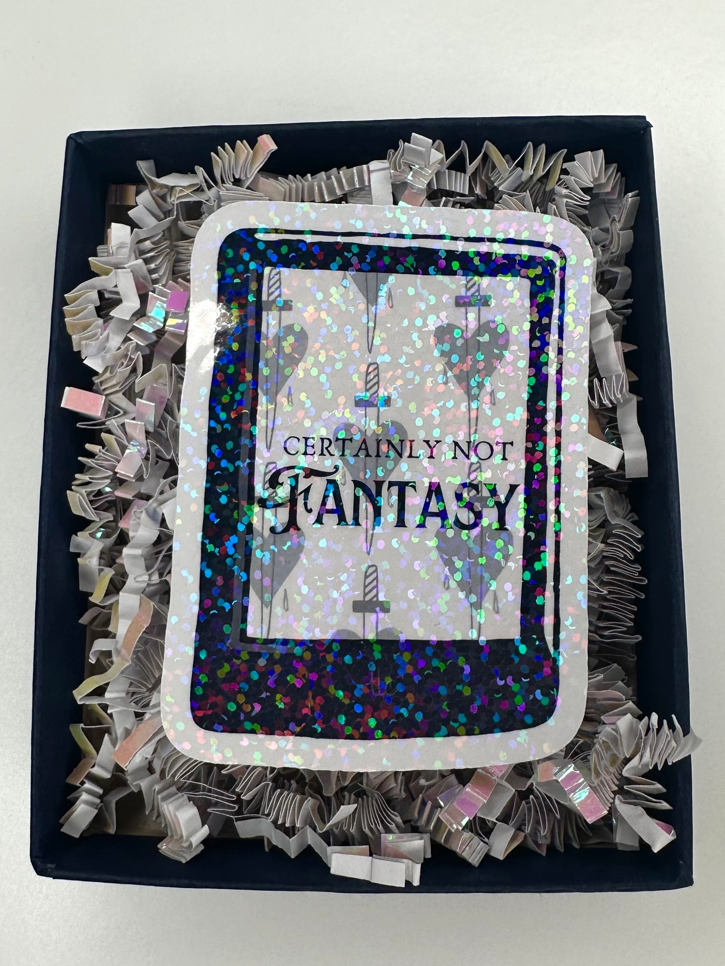 Certainly Not Fantasy Die Cut Sticker (Small)