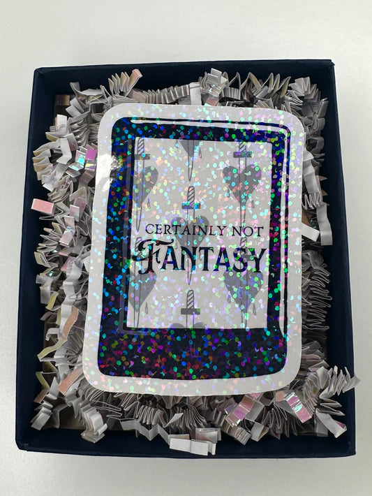 Certainly Not Fantasy Die Cut Sticker (Small)
