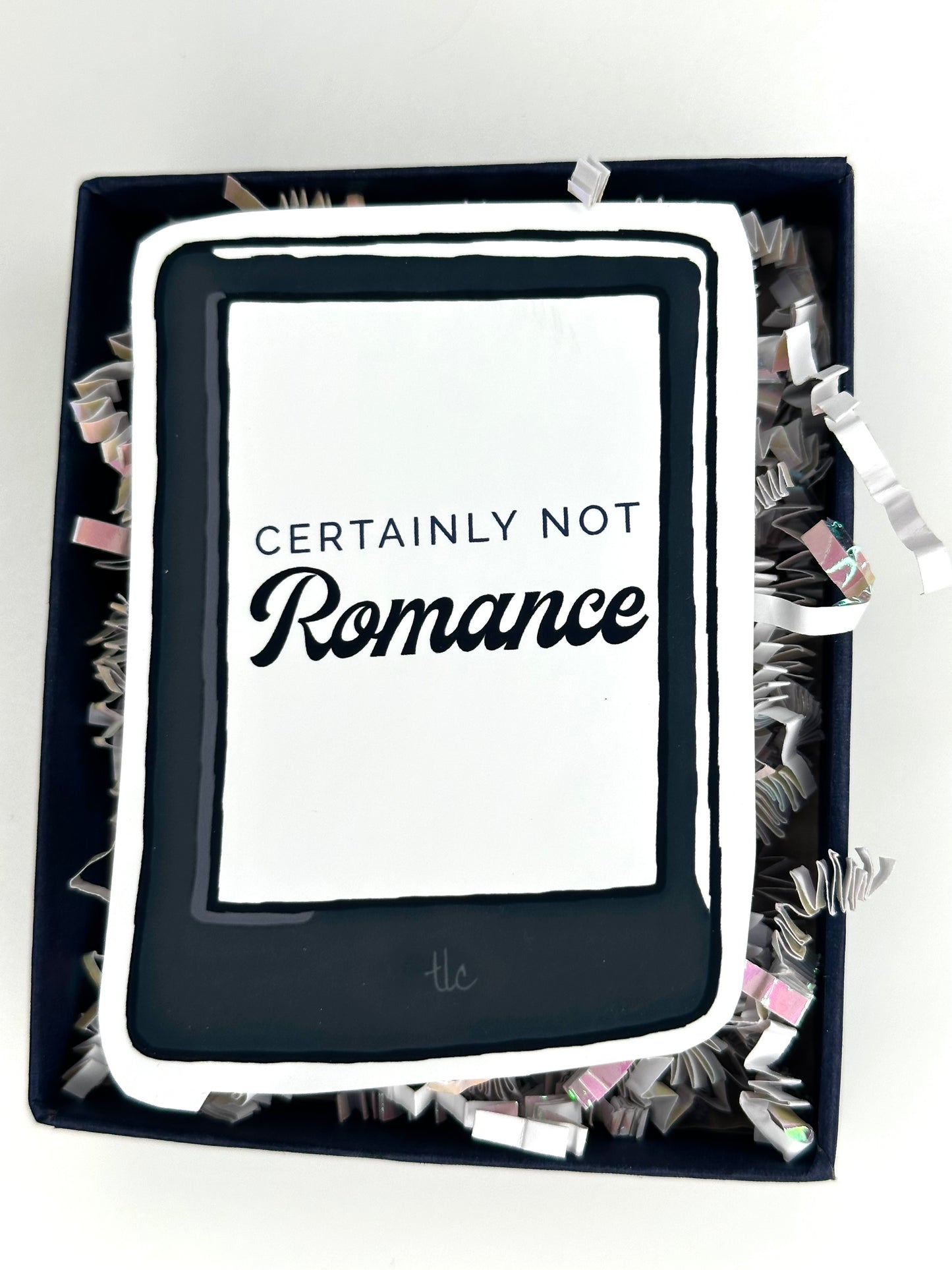 Certainly Not Romance Die Cut Sticker (Large)