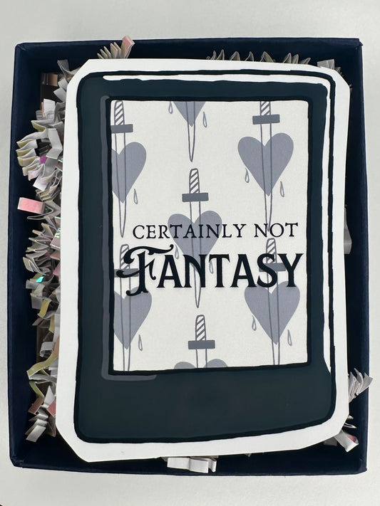 Certainly Not Fantasy Die Cut Sticker (Large)