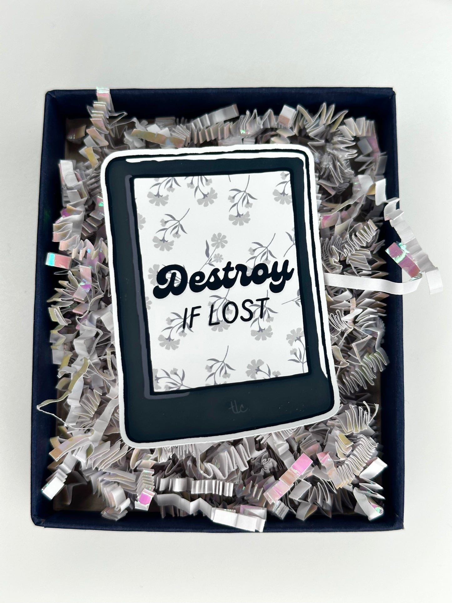 Destroy If Lost Die Cut Sticker (Small)